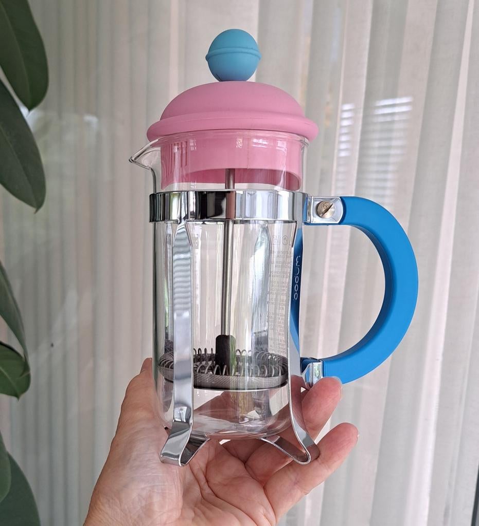 Vintage Bodum design caffetièra French press koffiezetter, Overige typen, Ophalen of Verzenden, Overige stijlen, Glas