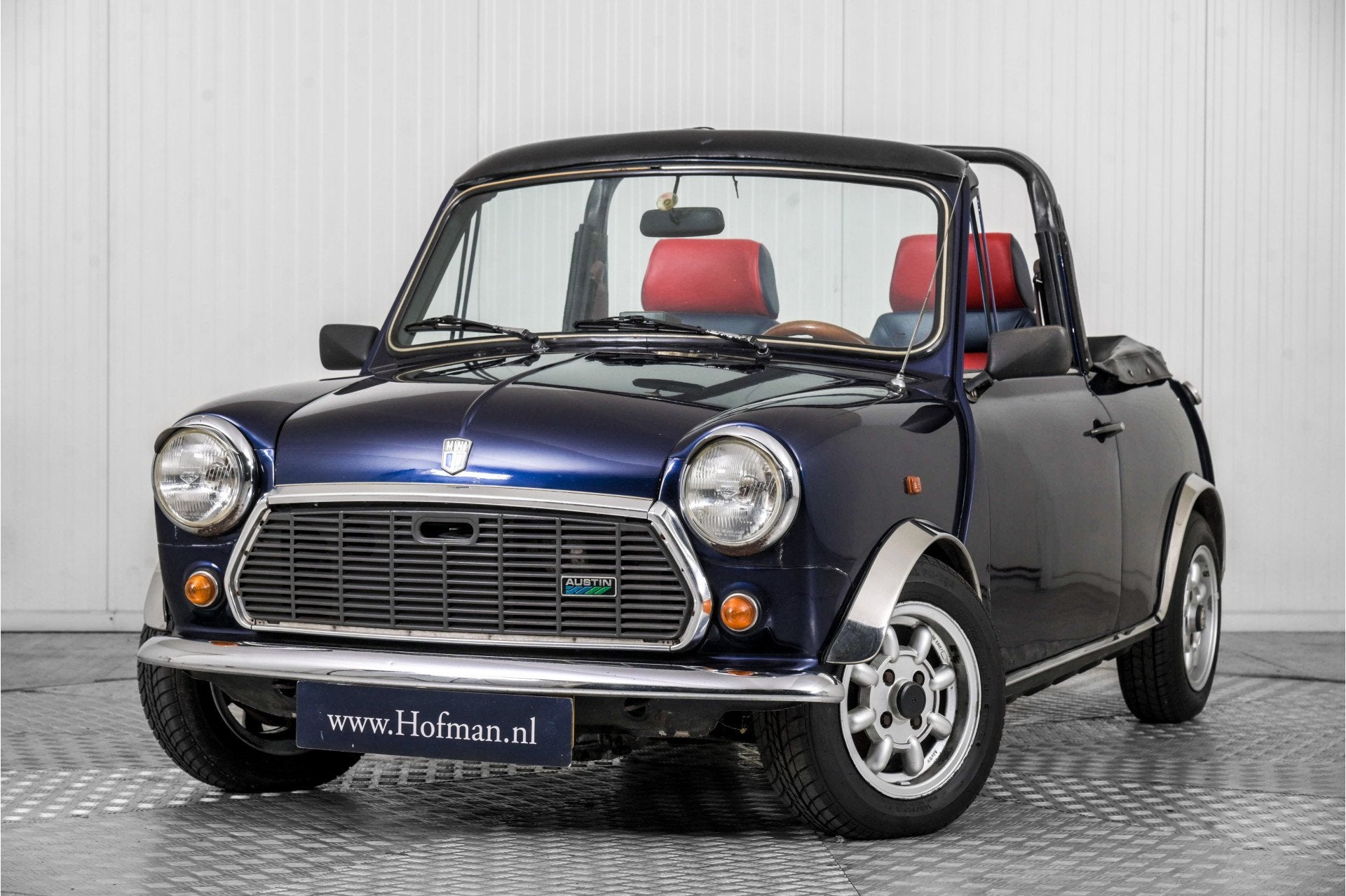 MINI 1000 cabrio . (bj 1986), Auto's, Voorwielaandrijving, Gebruikt, 4 cilinders, Blauw