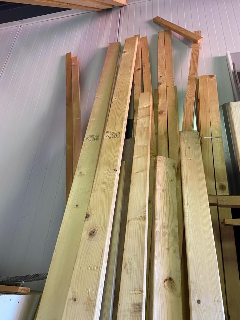 Hout  Cls 3,8x 89  en 50x70, Doe-het-zelf en Verbouw, Hout en Planken, Ophalen, Nieuw, Balk, Overige houtsoorten
