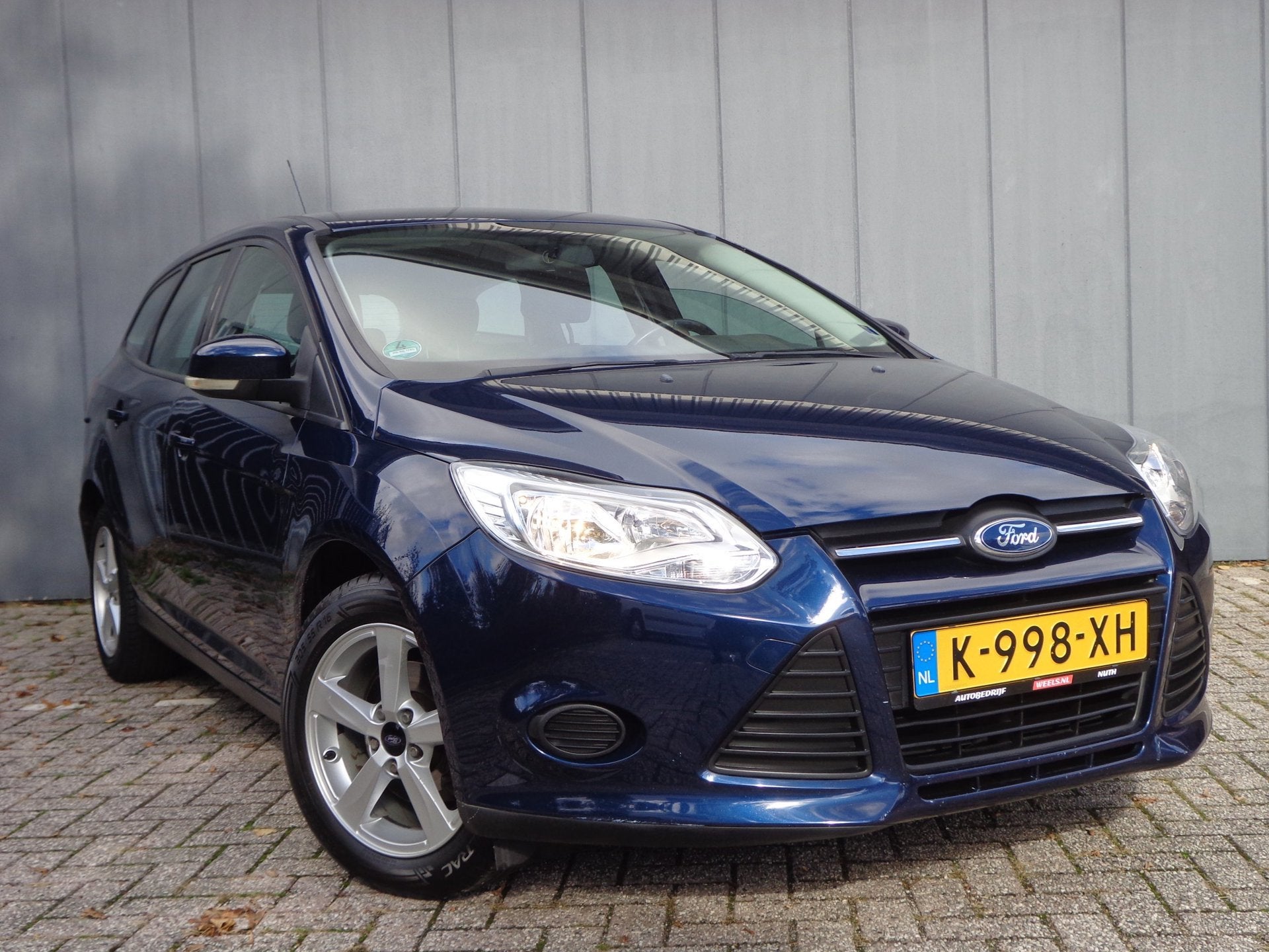 Ford Focus Wagon 1.6 TI-VCT Trend met Onderhoudshistorie, Auto's, Gebruikt, 4 cilinders, Verwarmde buitenspiegels, Blauw