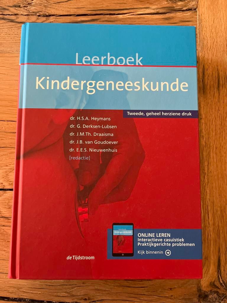 Leerboek Kindergeneeskunde, Boeken, Studieboeken en Cursussen, Ophalen of Verzenden, Beta, Zo goed als nieuw, WO