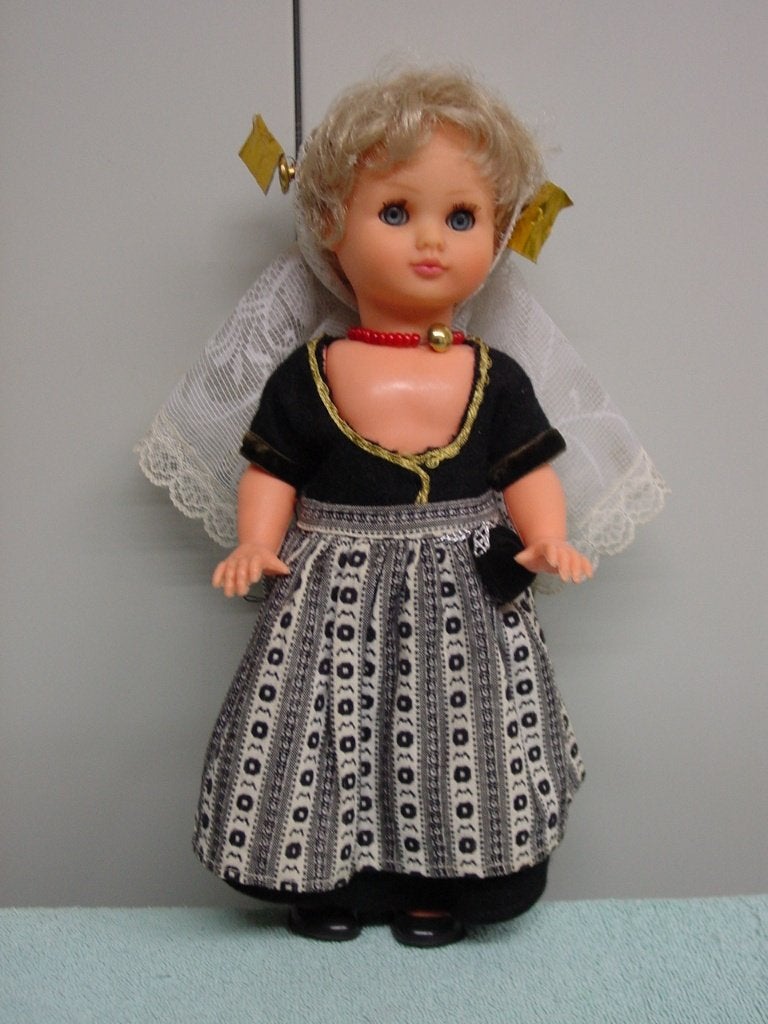 Mooi origineel wildebras klederdracht popje NR 1311, Ophalen of Verzenden, Zo goed als nieuw, Pop