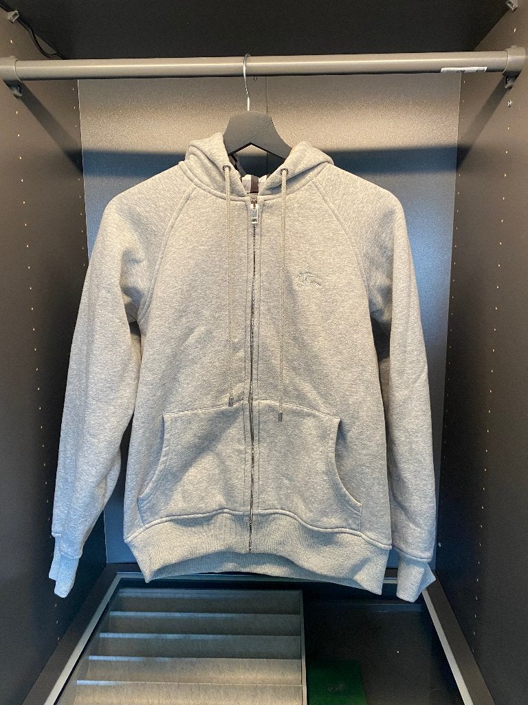 Burberry hoodie met rits - Zo goed als nieuw, Kleding | Heren, Ophalen of Verzenden, Zo goed als nieuw, Grijs, Burberry