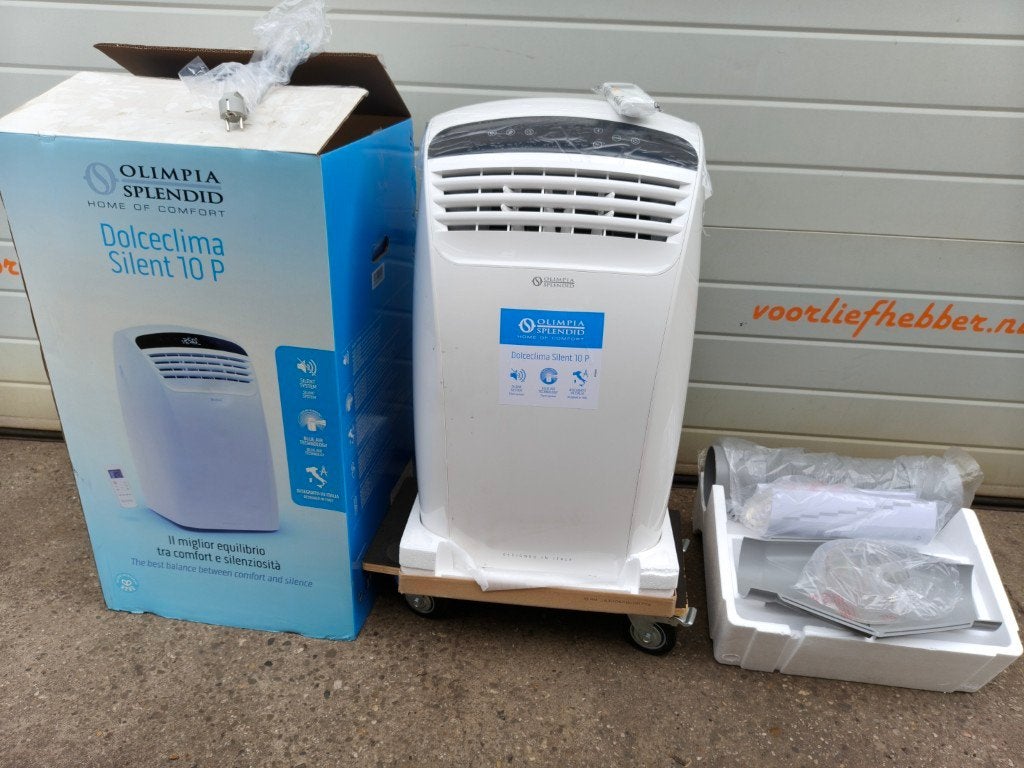 Mobiele airco Olimpia Splendid Dolceclima Silent 10P, Ophalen, Minder dan 60 m³, Nieuw, 3 snelheden of meer
