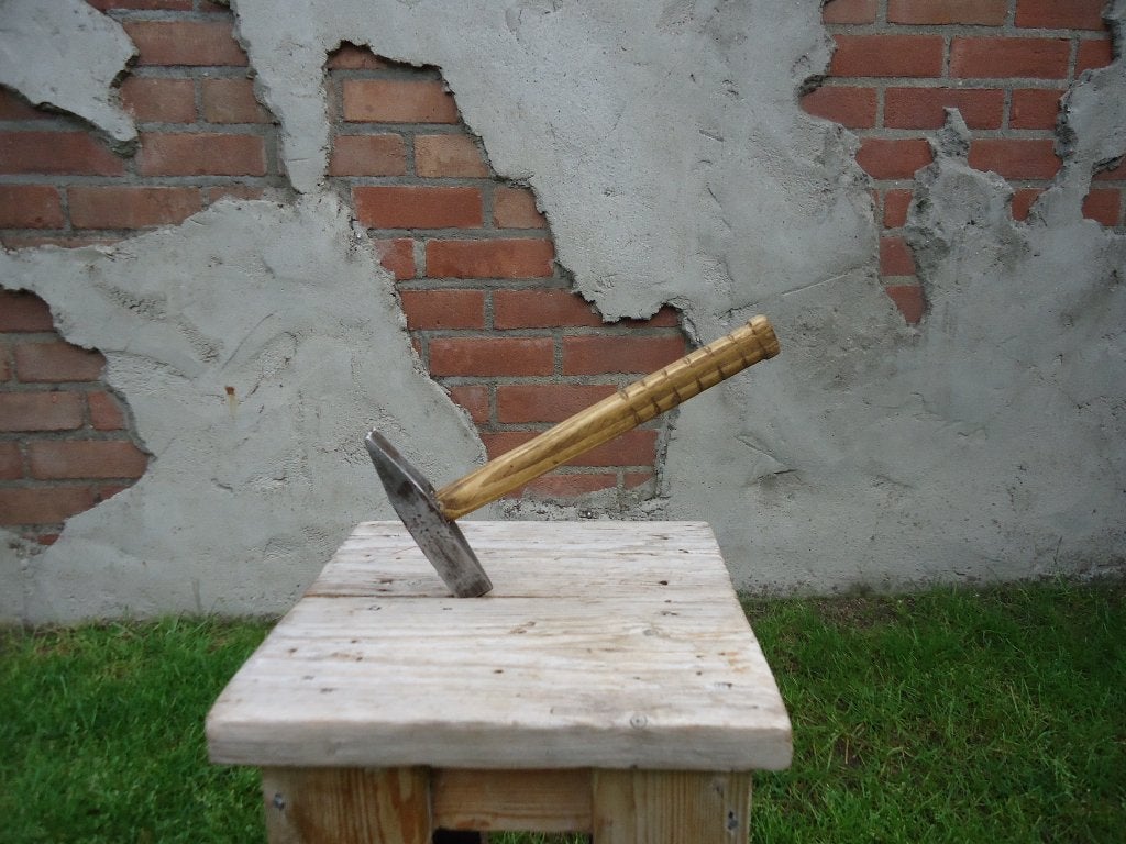 oud Gereedschap - Vintage hamer met merkteken - TEAB, Antiek en Kunst, Antiek | Gereedschap en Instrumenten, Ophalen of Verzenden
