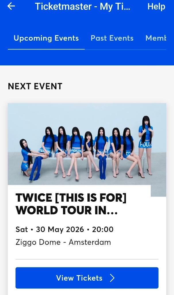 Twice ziggo dome, Tickets en Kaartjes, Eén persoon