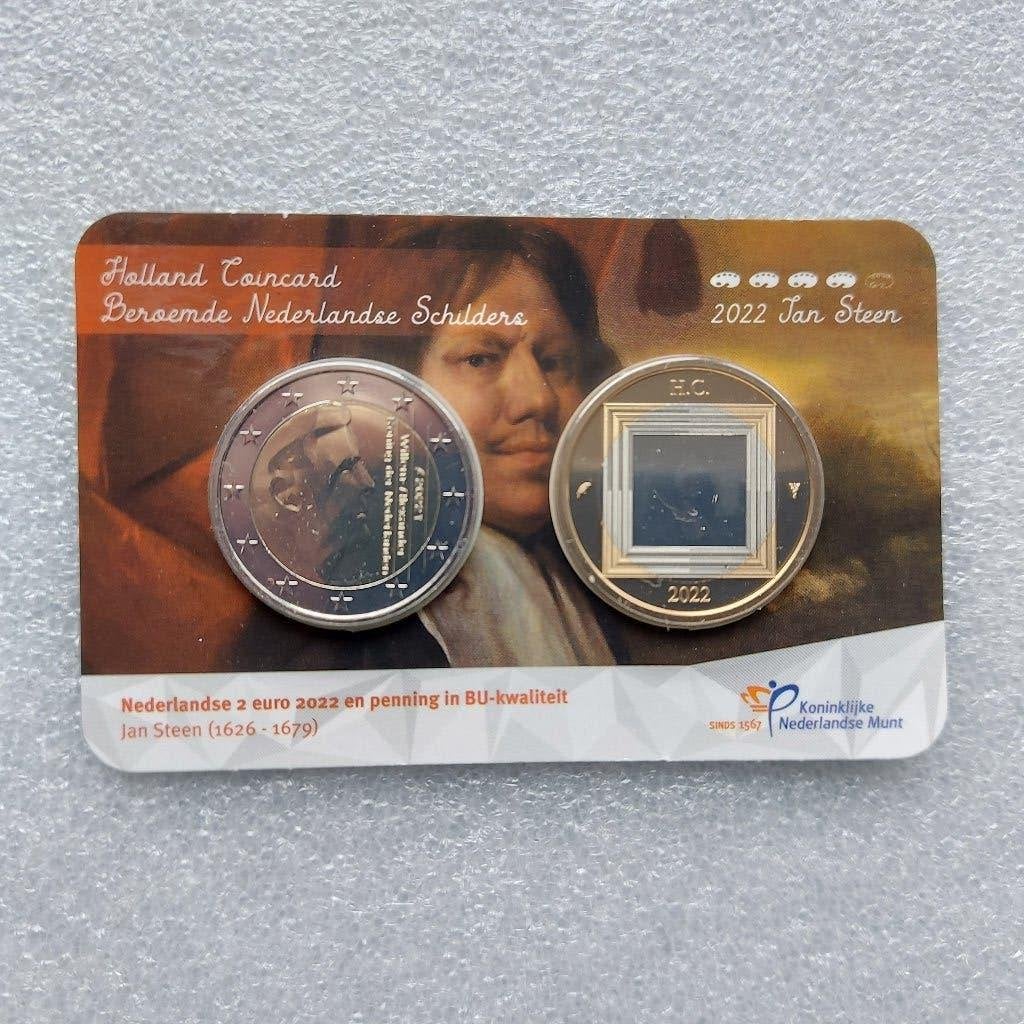 Coincard beroemde Nederlandse Schilders, Postzegels en Munten, Munten | Europa | Euromunten, Ophalen of Verzenden, Overige landen