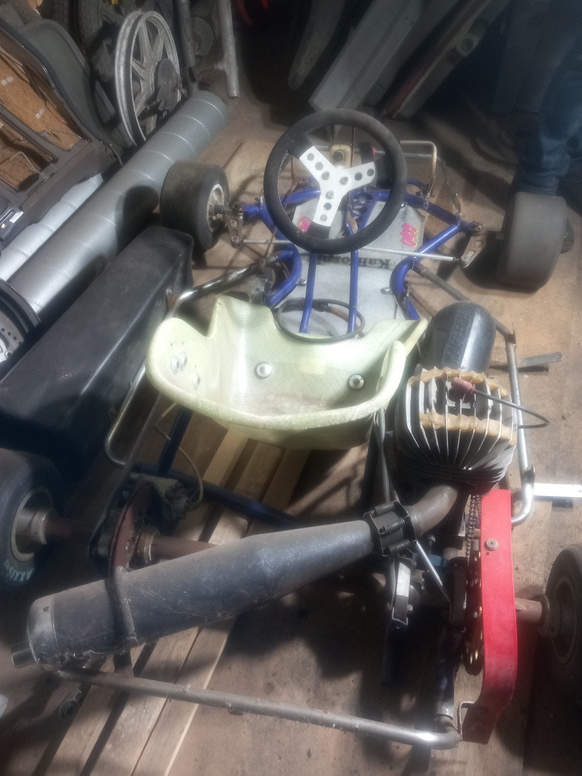 1x comer kart 100cc pro/ 1x comer kart 100cc dino, Sport en Fitness, Karting, Ophalen, Gebruikt, Kart