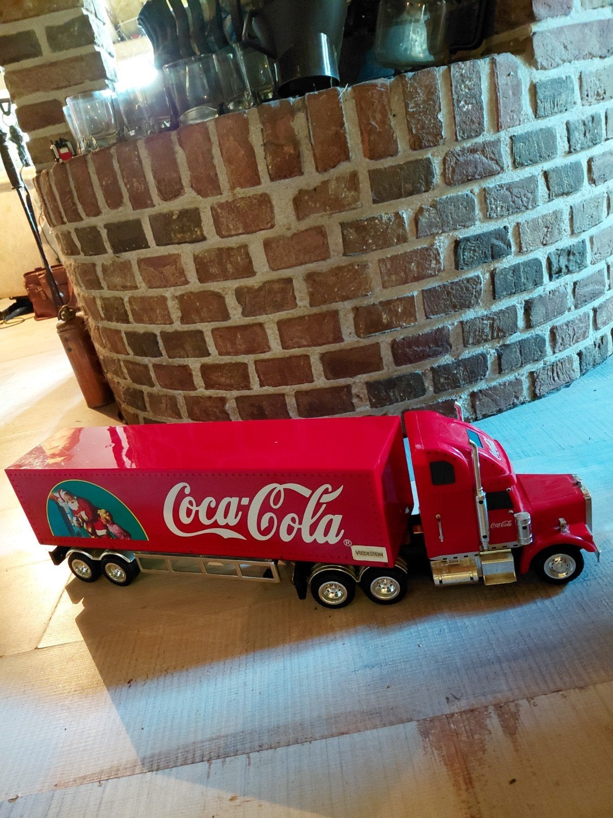Coca-Cola Kersttruck met verlichting en geluid, Ophalen, Gebruikt