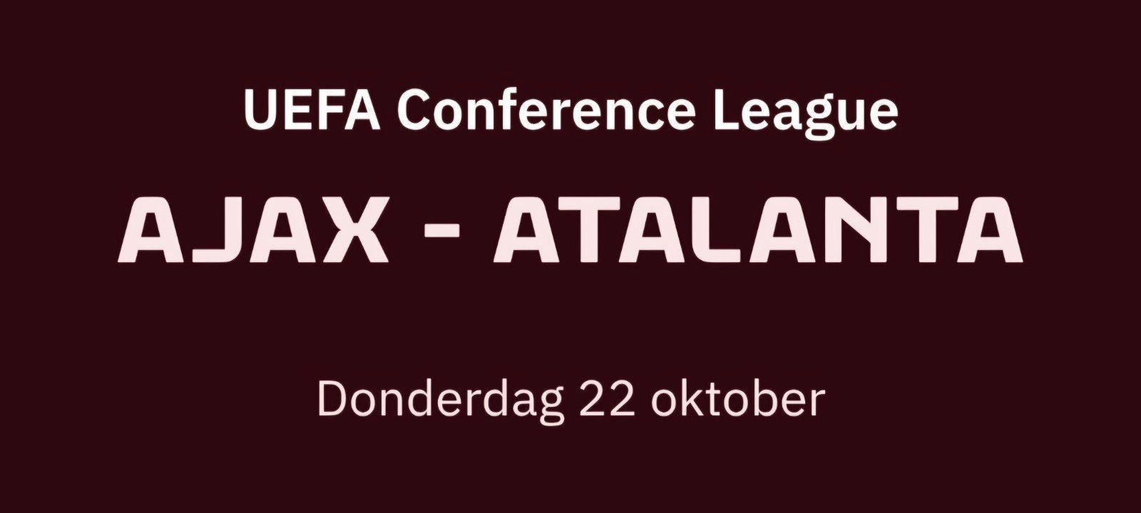 Ajax - Atalanta 1 kaart vak 413, Tickets en Kaartjes, Eén persoon