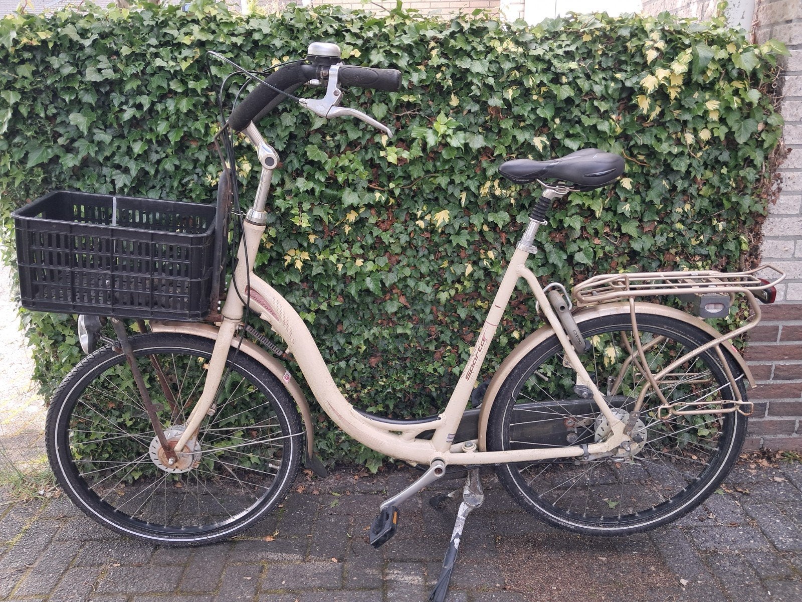 Sparta amazone moederfiets transportfiets, Fietsen en Brommers, Fietsen | Dames | Moederfietsen, Ophalen, Sparta, Gebruikt, 56 cm of meer
