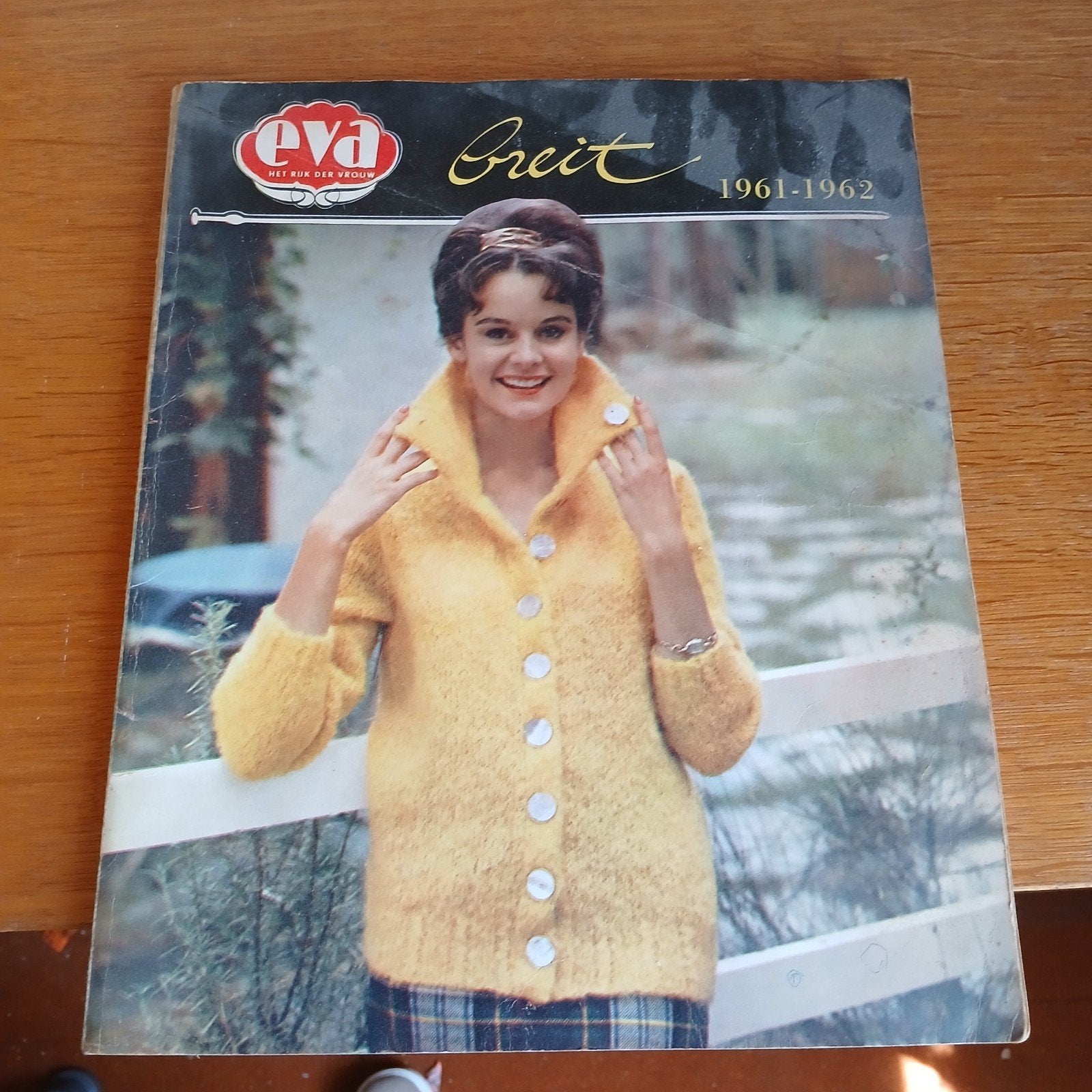 Vintage Breiboek Eva 1961-1962 - Zeldzaam Handwerkblad, Ophalen of Verzenden, Gelezen, Overige typen
