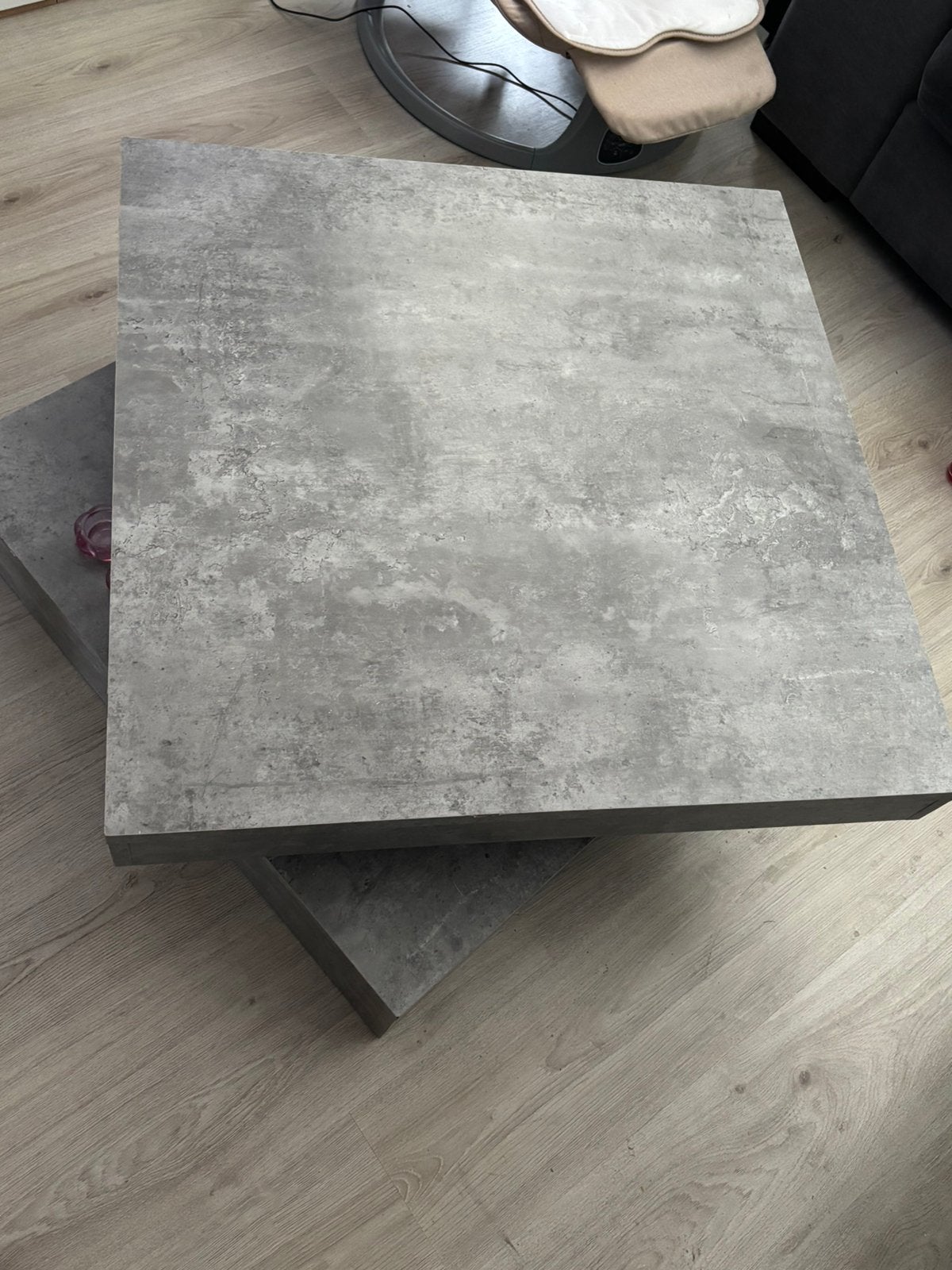 Salon tafel, Ophalen, Gebruikt, Vierkant, 50 tot 100 cm