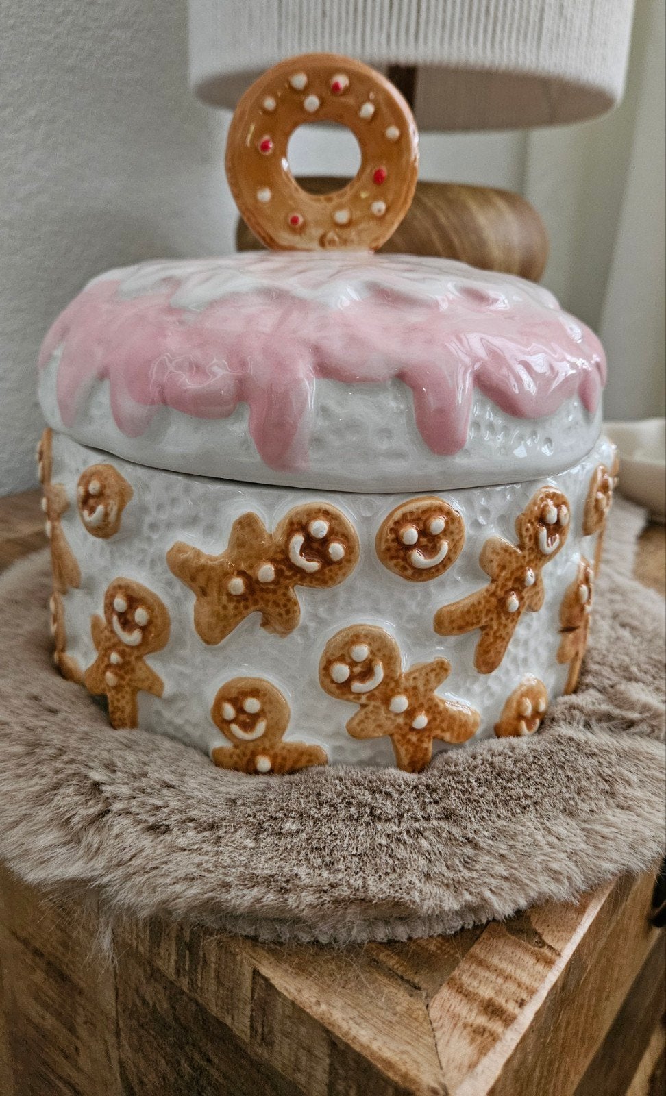 CLAYRE & EEF NIEUW Gingerbread voorraadpot met deksel, Meerkleurig, Nieuw, Ophalen of Verzenden, Landelijk