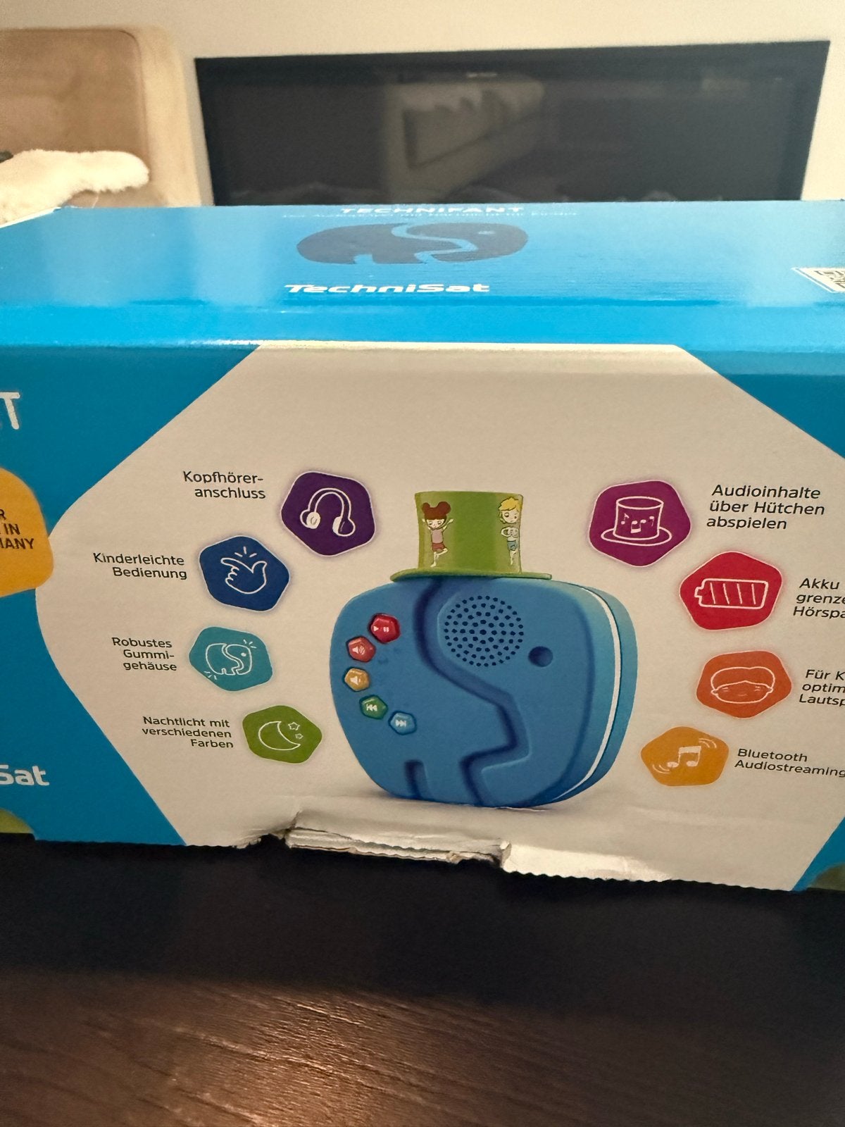TechniSat TECHNIFANT kinder audiospeler Bluetooth, Ophalen of Verzenden, Zo goed als nieuw, Overige typen, Met licht