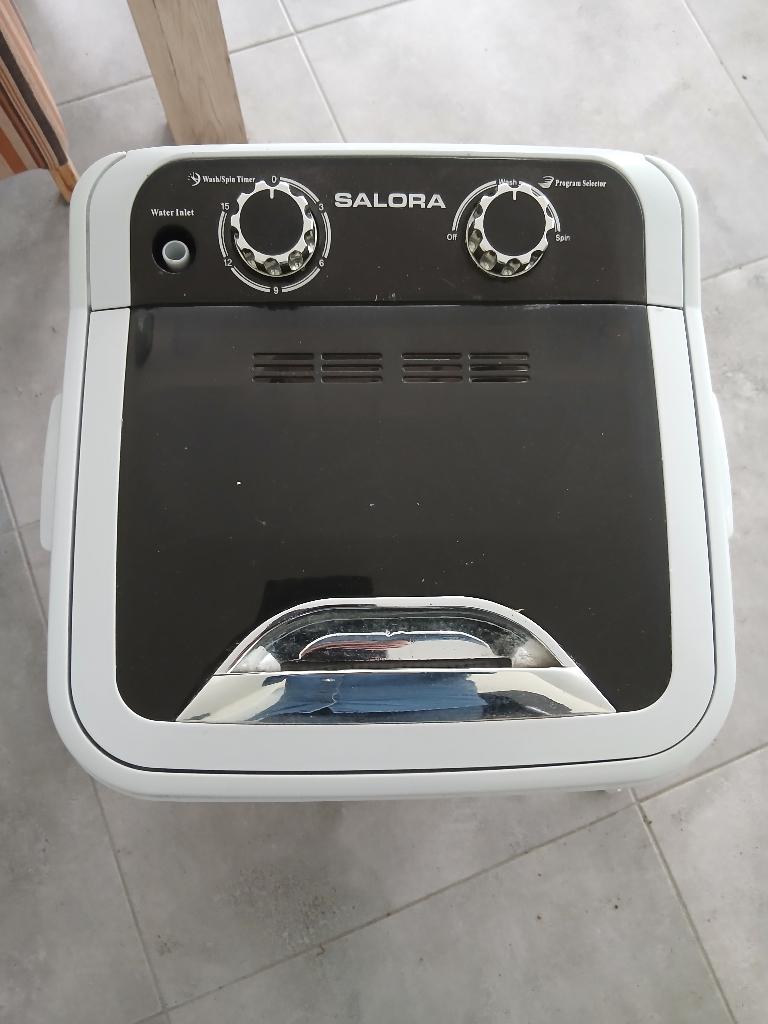 Ideale Salora mini wasmachine - nauwelijks gebruikt, Minder dan 1200 toeren, Minder dan 85 cm, Minder dan 4 kg, Bovenlader