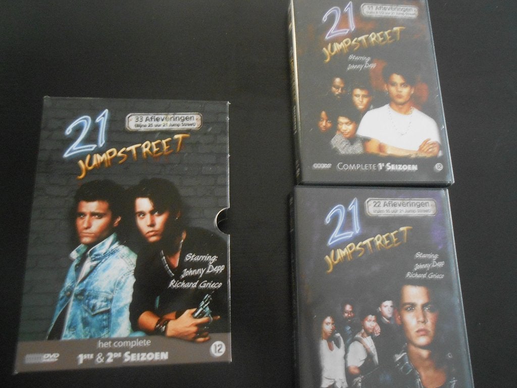 21 Jumpstreet 1e en 2e Seizoen 33 Afleveringen, Cd's en Dvd's, Alle leeftijden, Ophalen, Zo goed als nieuw