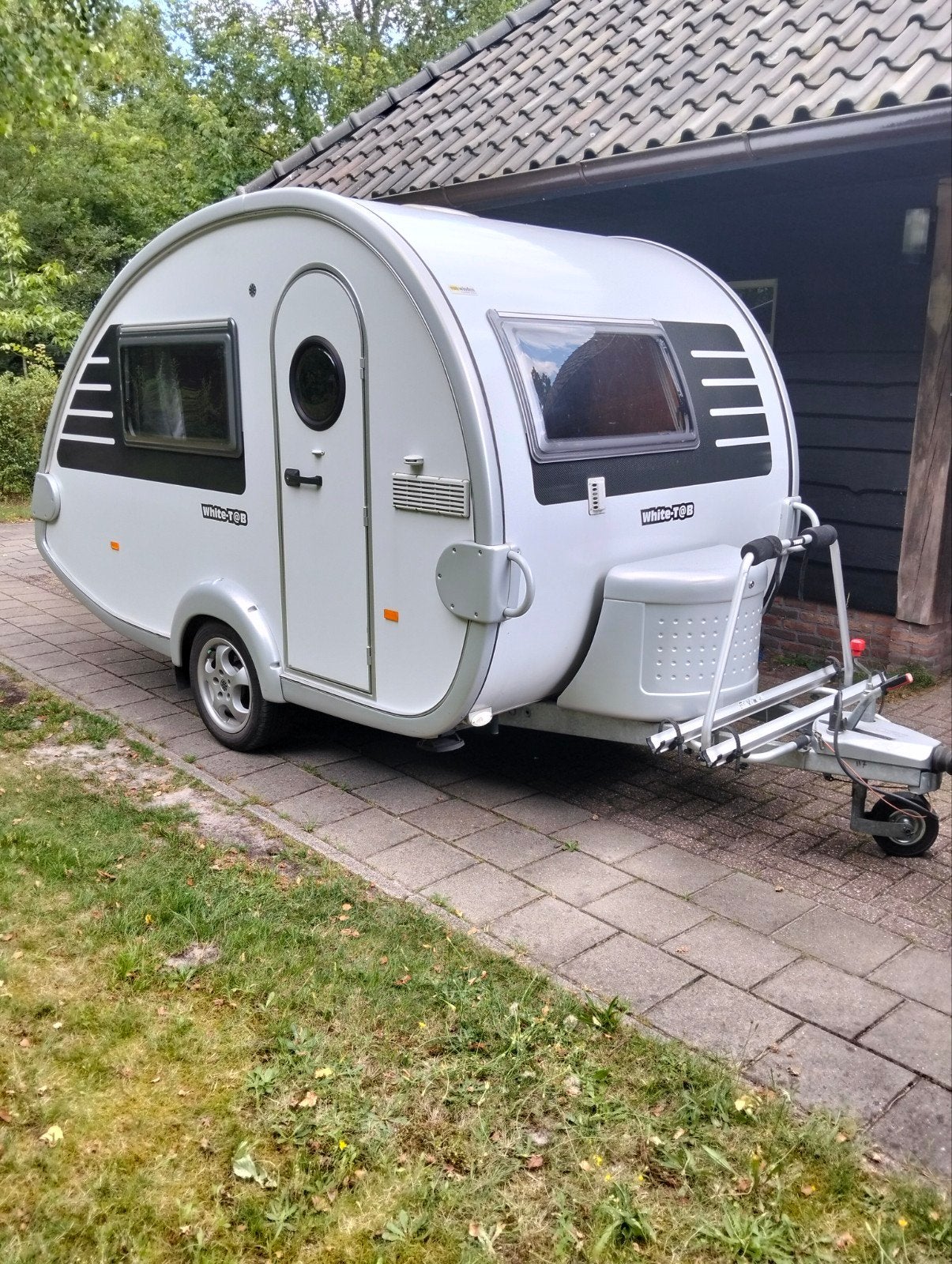 White-T@B 320 caravan met luifel, Caravans en Kamperen, Caravans, Rondzit, Tot en met 2, Particulier, 500 - 750 kg