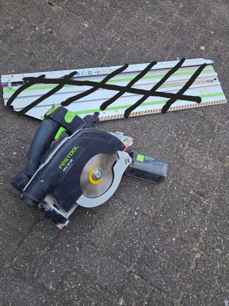 Festool pendelkapzaag.HKC 55 EB, Doe-het-zelf en Verbouw, Gereedschap | Zaagmachines, Invalzaag, Ophalen of Verzenden, Zo goed als nieuw