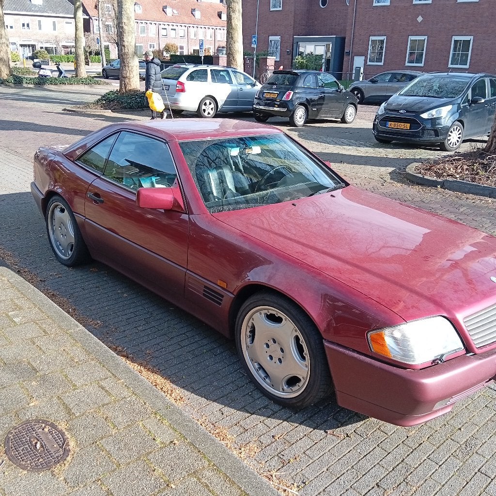 Perfecte mercedes 500sl oldtimer, Auto's, Mercedes-Benz, Automaat, Achterwielaandrijving, 5000 cc, Cabriolet