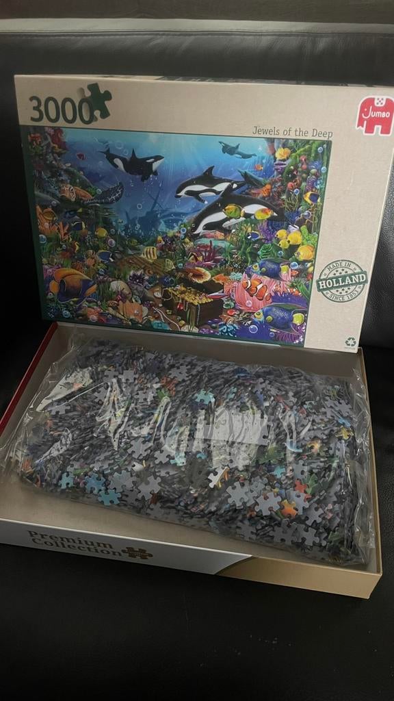 Puzzel 3000 stukjes - jewels of the deep, Ophalen of Verzenden, Meer dan 1500 stukjes, Zo goed als nieuw