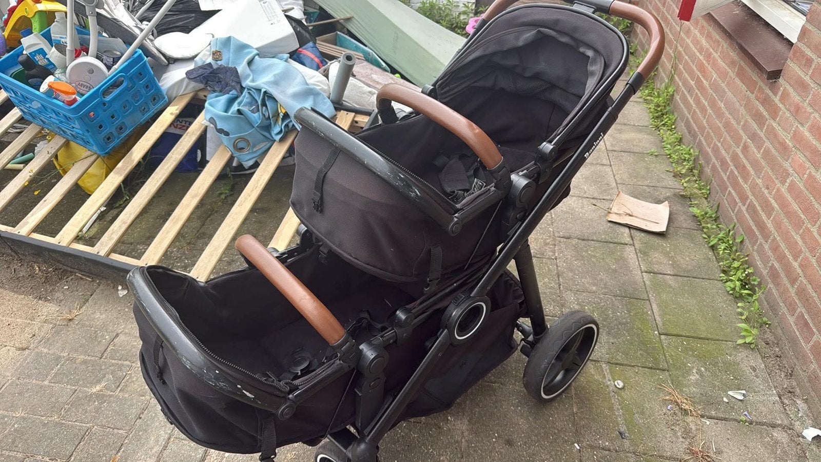Bannini duo kinderwagen,, Ophalen of Verzenden, Gebruikt, Duomodel
