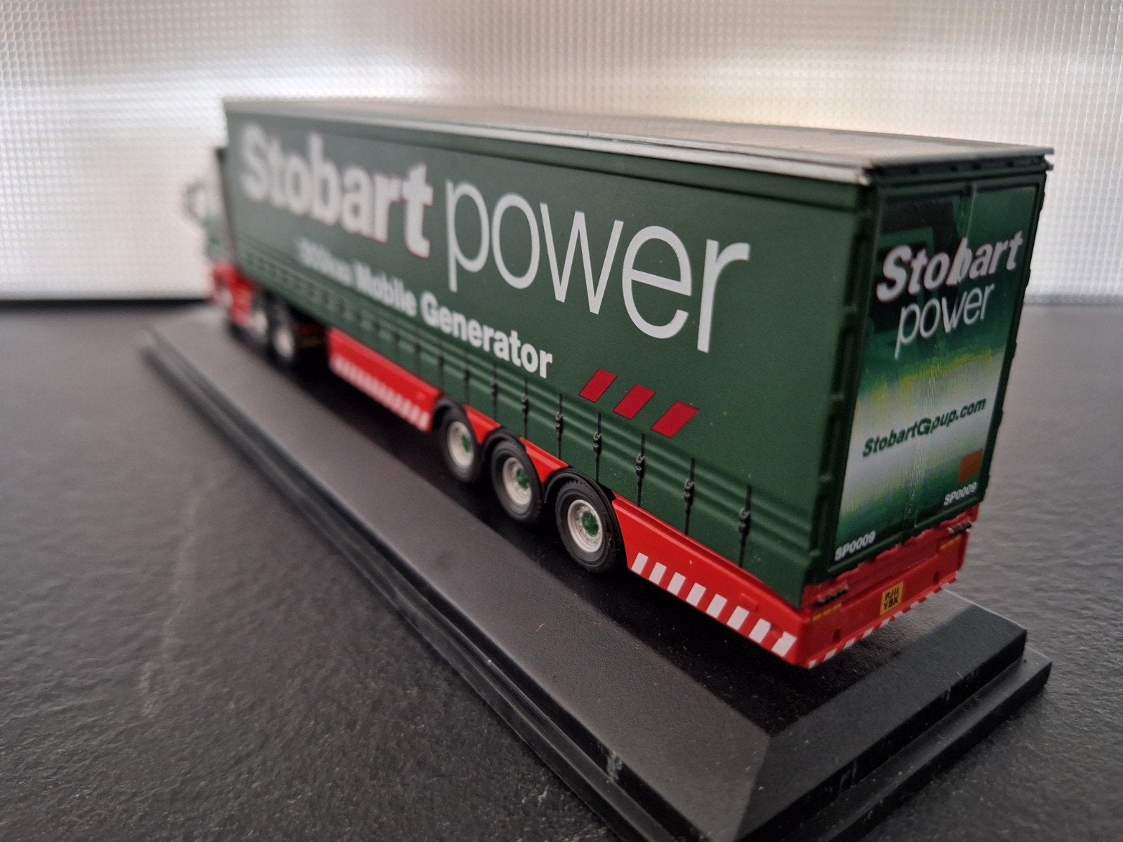 Scania Highline Curtainside Stobart Power Schaal 1:76, Oxford, Ophalen of Verzenden, Bus of Vrachtwagen, Oxford