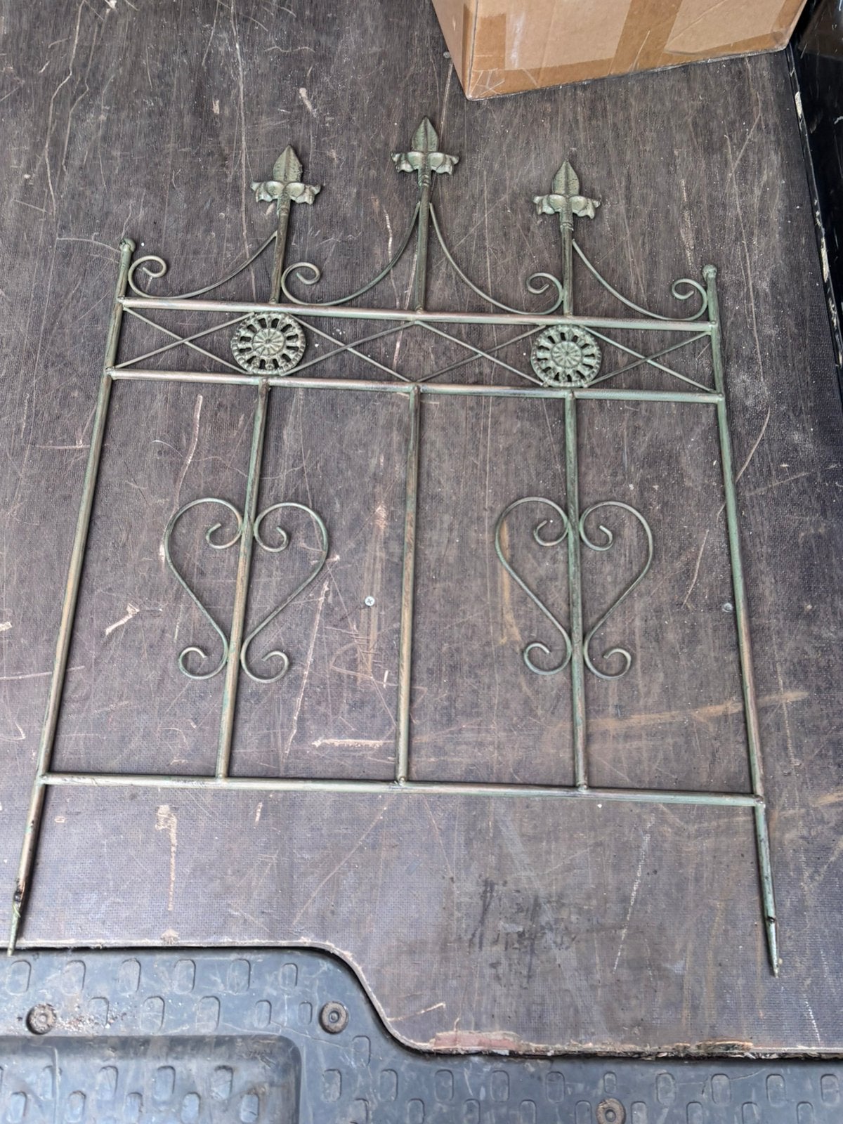 Ijzeren perkhekjes, Ophalen of Verzenden, Nieuw, IJzer, Sierhekwerk