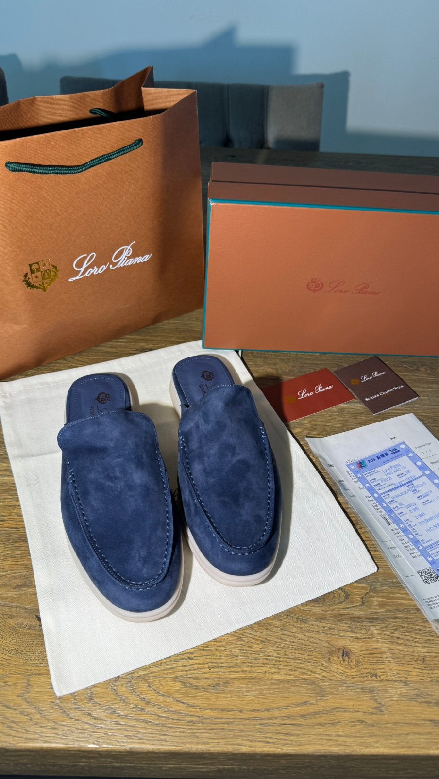loro piana summer charms walk, Kleding | Heren, Schoenen, Ophalen of Verzenden, Nieuw, Blauw, Loafers