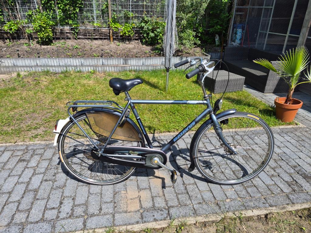 Nette Batavus herenfiets - 4 versnellingen + Sigma computer, Gebruikt, Velgrem, Versnellingen, Batavus