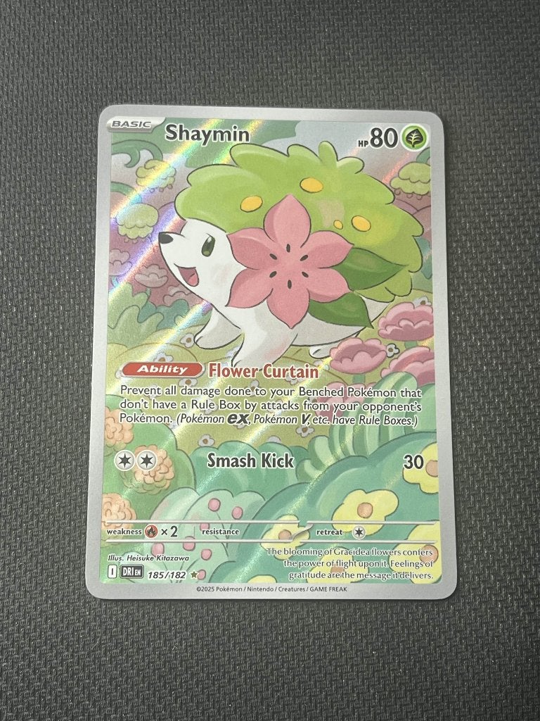 Shaymin (DRI 185), Ophalen of Verzenden, Nieuw, Losse kaart, Foil