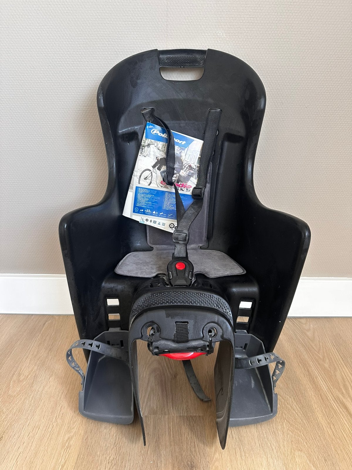 Polisport boodie achterzitje fietszitje - 22 kg, beugel mist, 15 t/m 25 kg, Achterzitje, Voetsteuntjes, Nieuw
