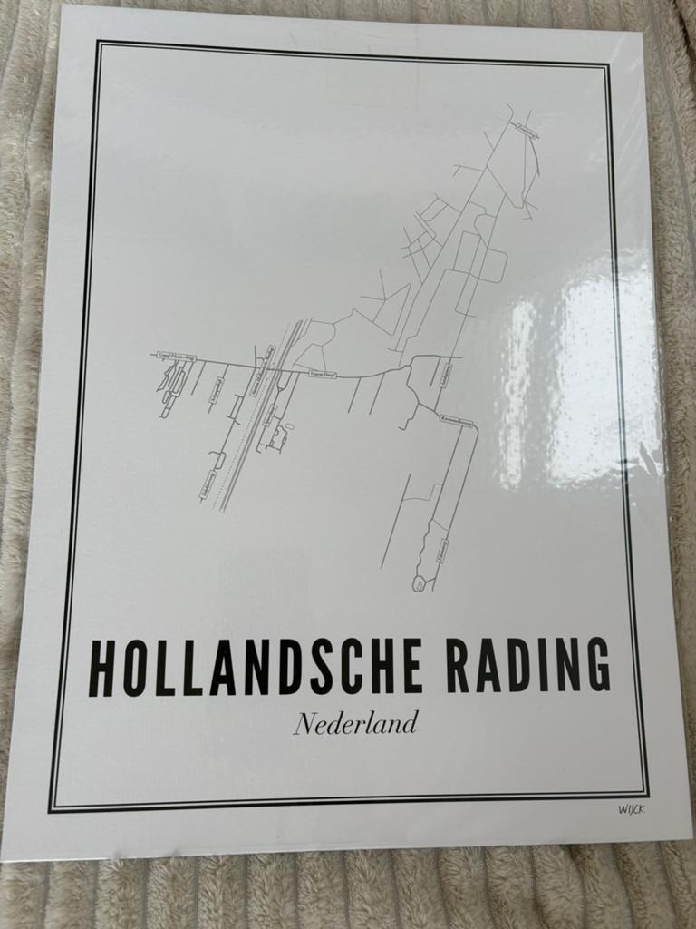 Wijck Hollandsche Rading, Ophalen of Verzenden, Nieuw, Minder dan 50 cm, Foto of Poster
