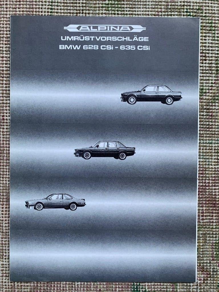 Prijslijst van Alpina voor de BMW 628 CSi - 635 CSi E24 1985, Ophalen of Verzenden, Zo goed als nieuw, Alpina, BMW
