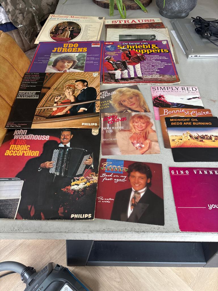 Diverse LP's en Singles - Pop, Schlager, Accordeon, Ophalen of Verzenden, 1980 - 1989, Gebruikt, 7 inch