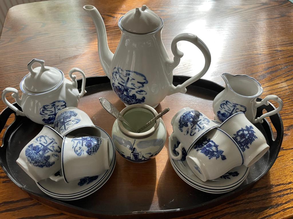 Servies Hollands blauw, Ophalen of Verzenden