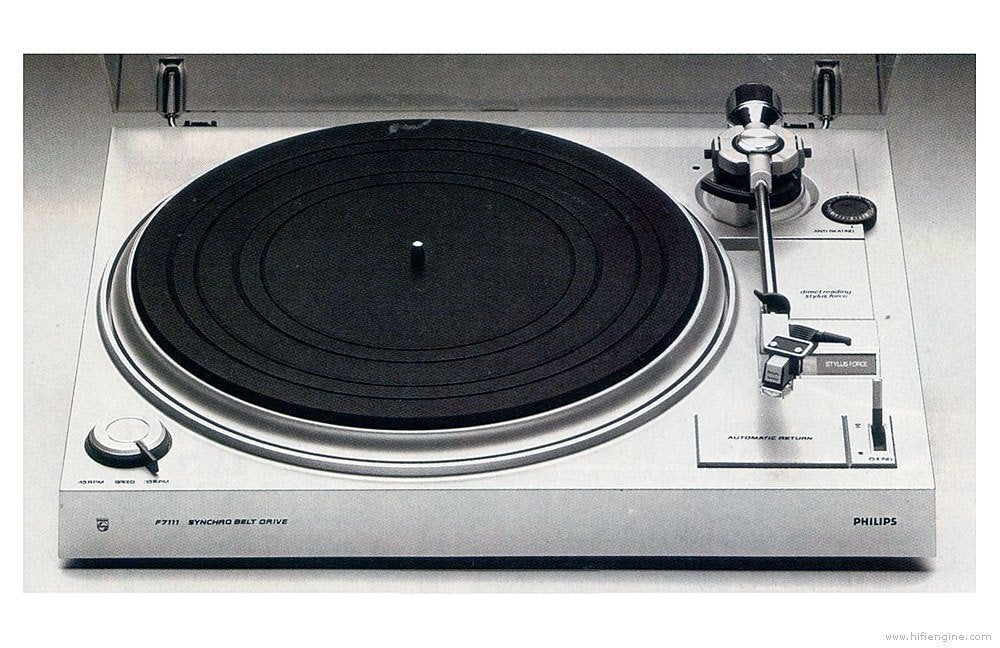 philips f7111 synchro belt drive met ak-750s voorversterker, Ophalen, Philips, Pitch-regelaar, Zo goed als nieuw