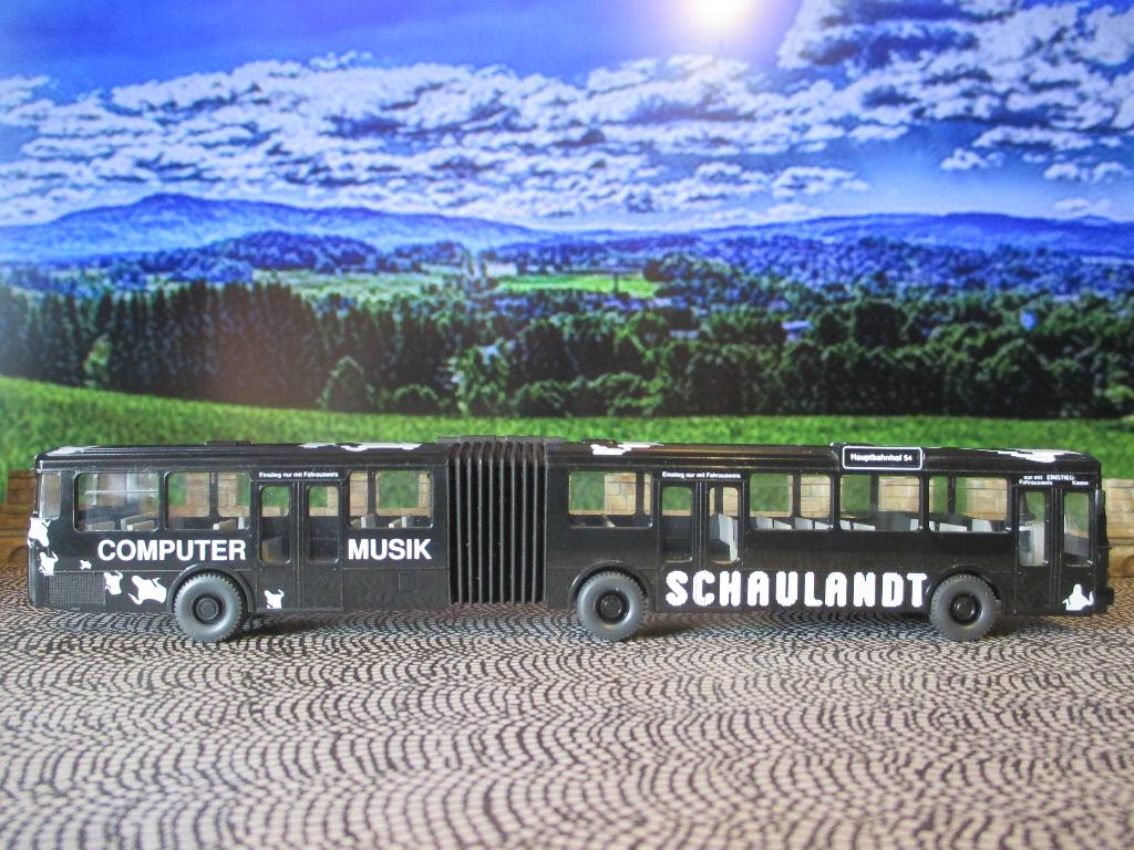Mercedes Benz O305 geledebus - Wiking Schaulandt HiFi-TV, Ophalen of Verzenden, Zo goed als nieuw, Bus of Vrachtwagen, Wiking