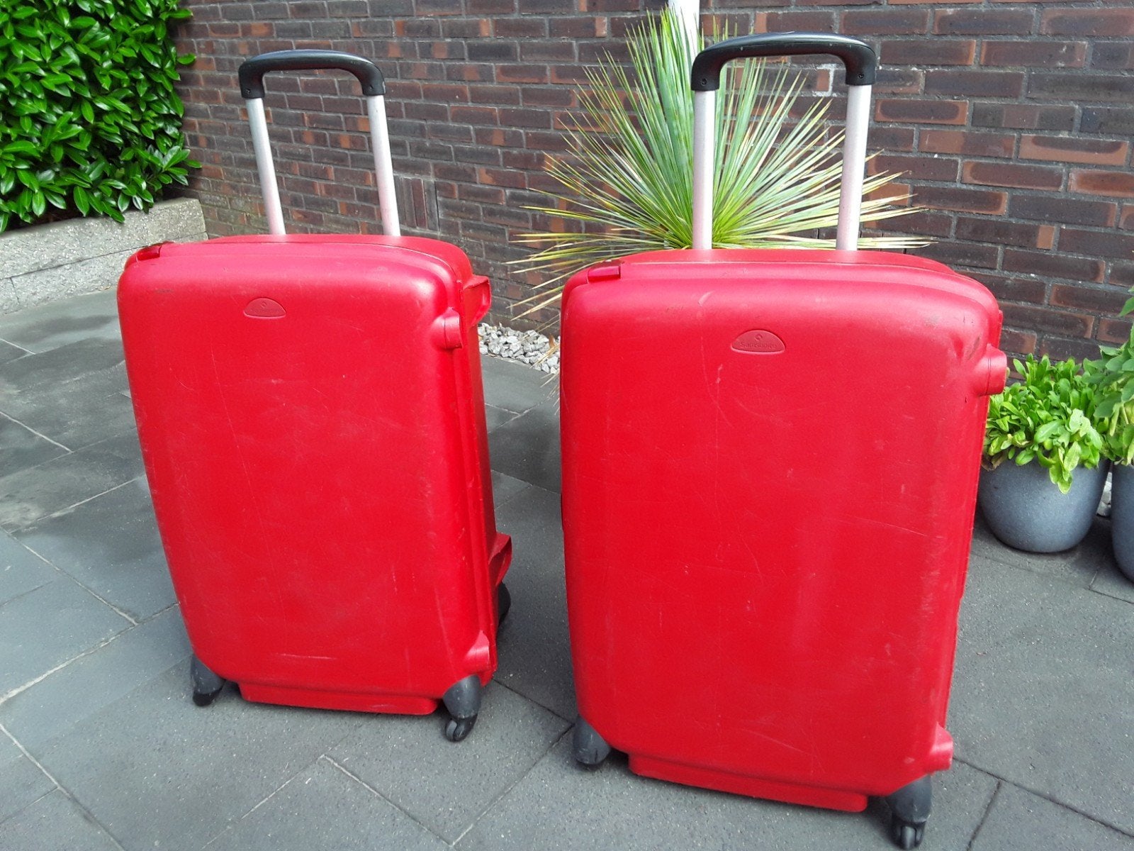 Samsonite lichtgewicht koffers 2 stuks, Sieraden, Tassen en Uiterlijk, Ophalen, Gebruikt, Hard kunststof, 45 tot 55 cm