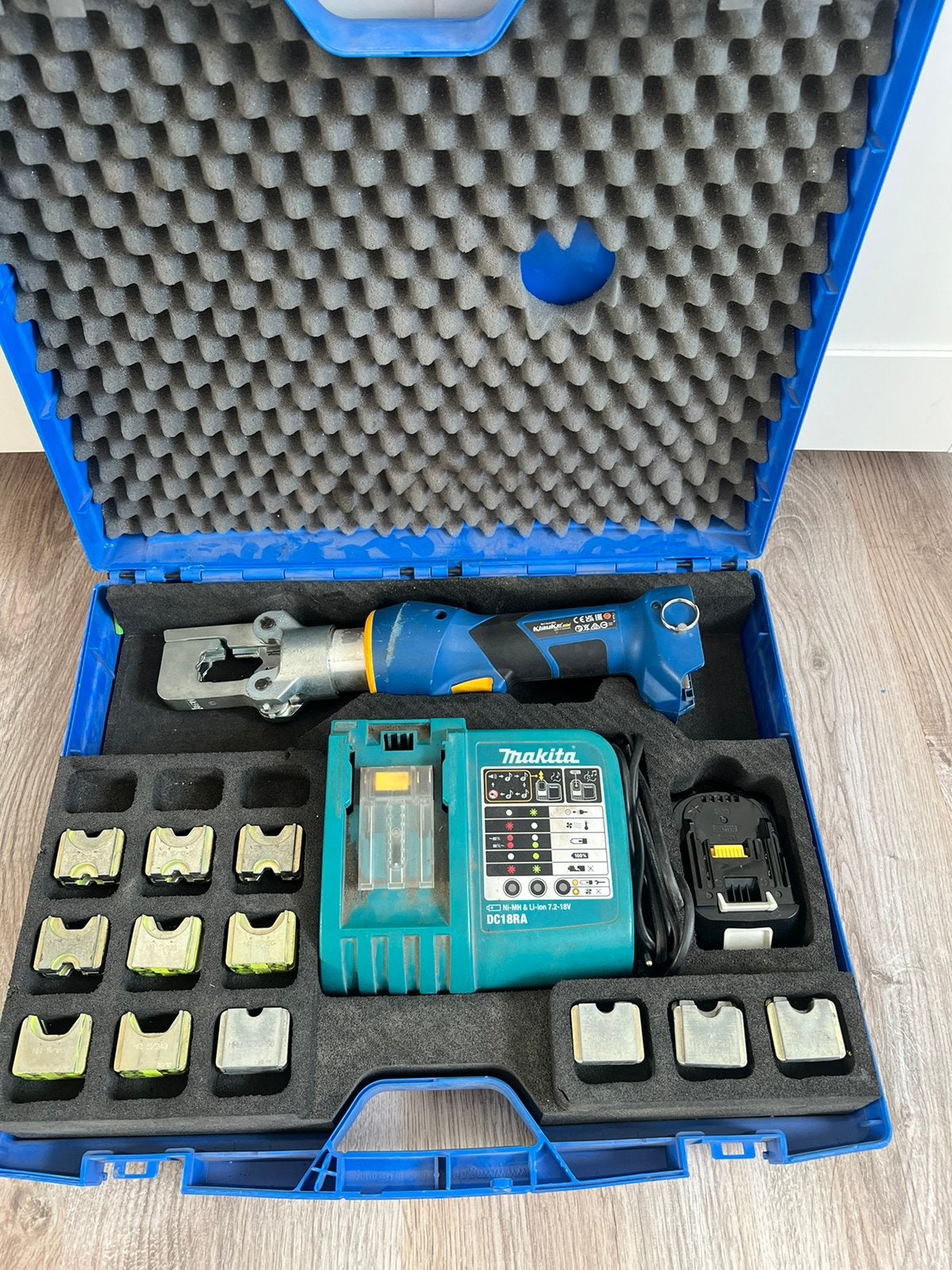 Klauke EK 50/5CFM Kabelschoen Perstang / Persmachine, Ophalen of Verzenden, Zo goed als nieuw