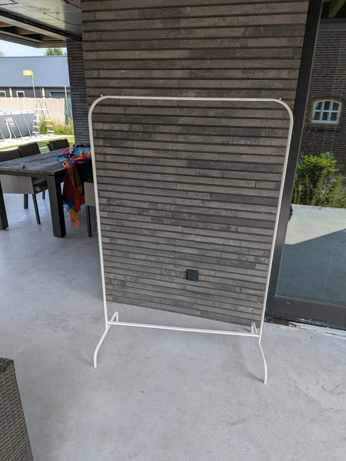 Ikea Mullig kledingrek - Wit 99x152cm, Ophalen, Zo goed als nieuw