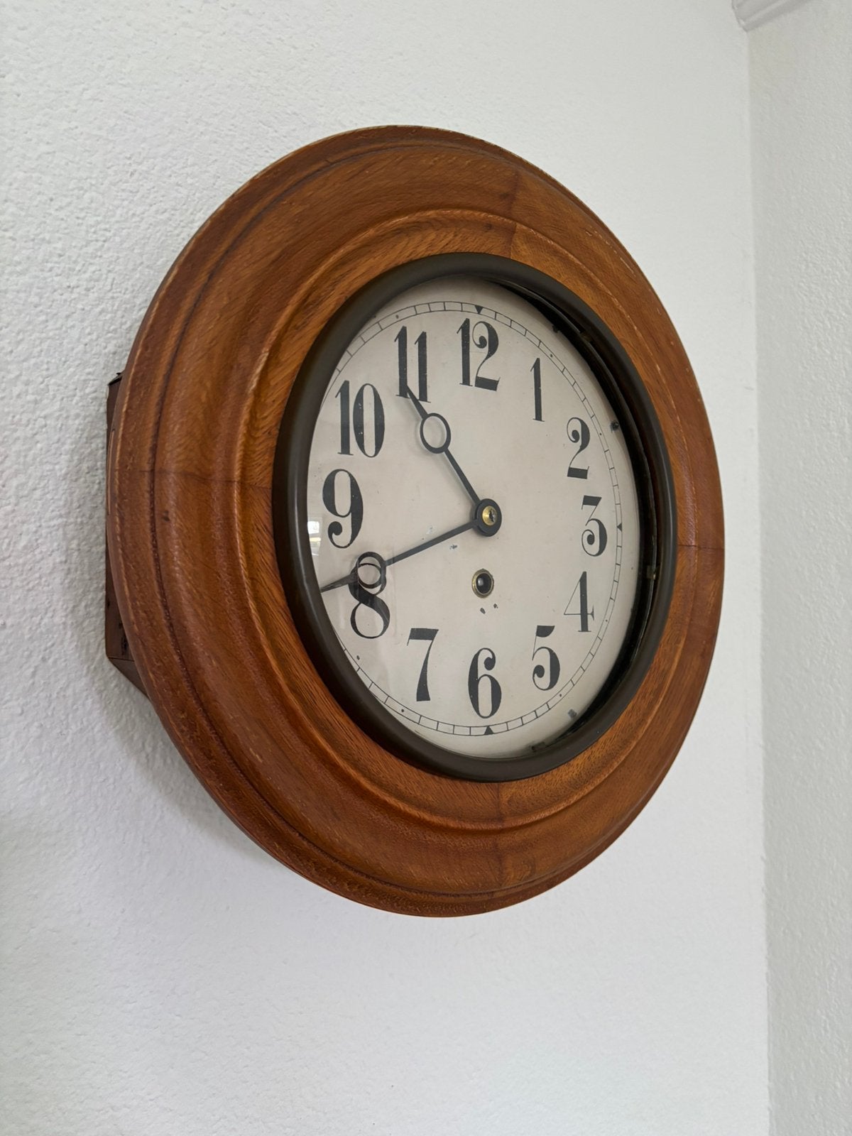 Antieke schoolklok, Antiek en Kunst, Antiek | Klokken, Ophalen