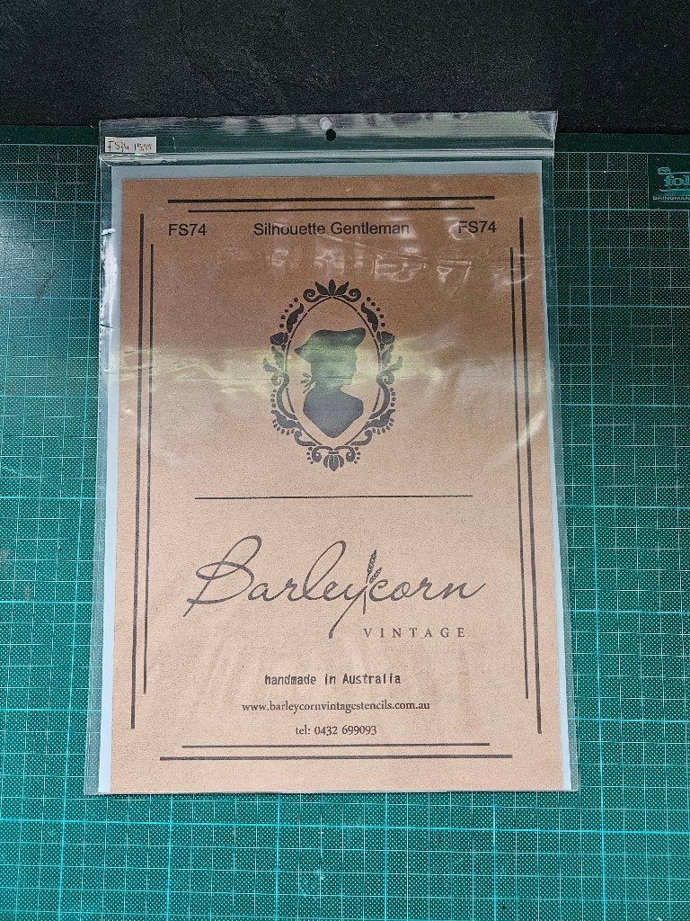 Herbruikbaar Sjabloon / Stencil : Silhouette Gentleman, Ophalen of Verzenden, Nieuw, Gereedschap of Toebehoren