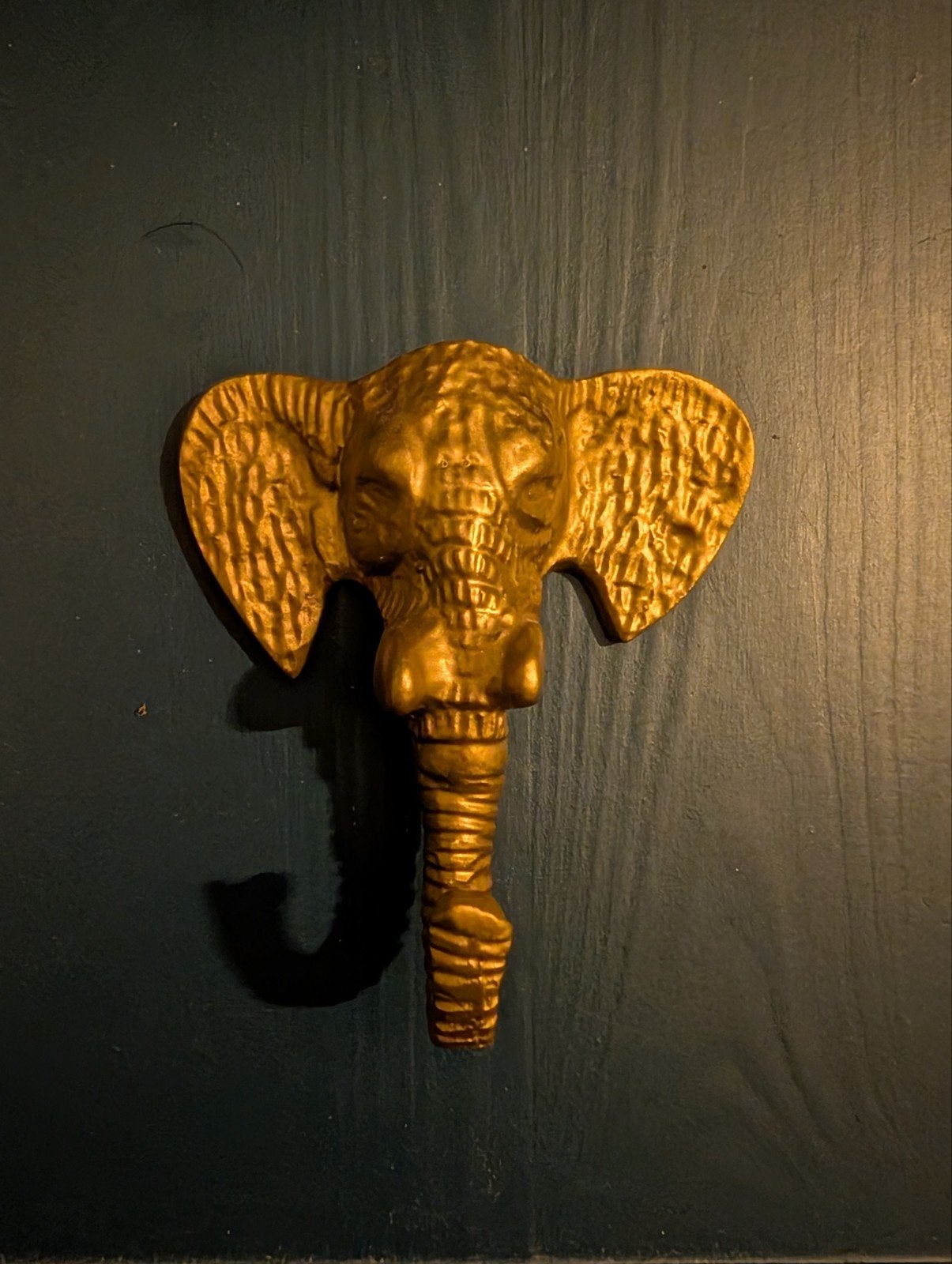 KidsDepot wandhaken olifant leeuw goudkleurig, Goud, Ophalen of Verzenden, Zo goed als nieuw, Wanddecoratie