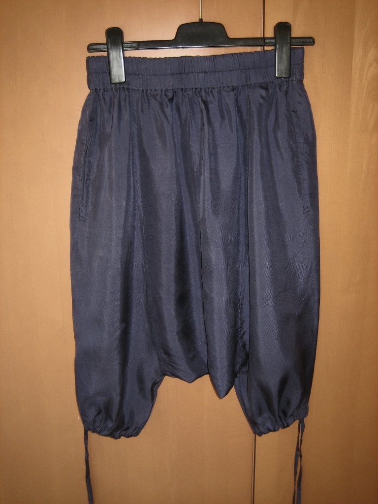 Italiaans Design: zijden zouave broek RAER 36-38 snazzeys, Verzenden, Paars, Nieuw, Driekwart