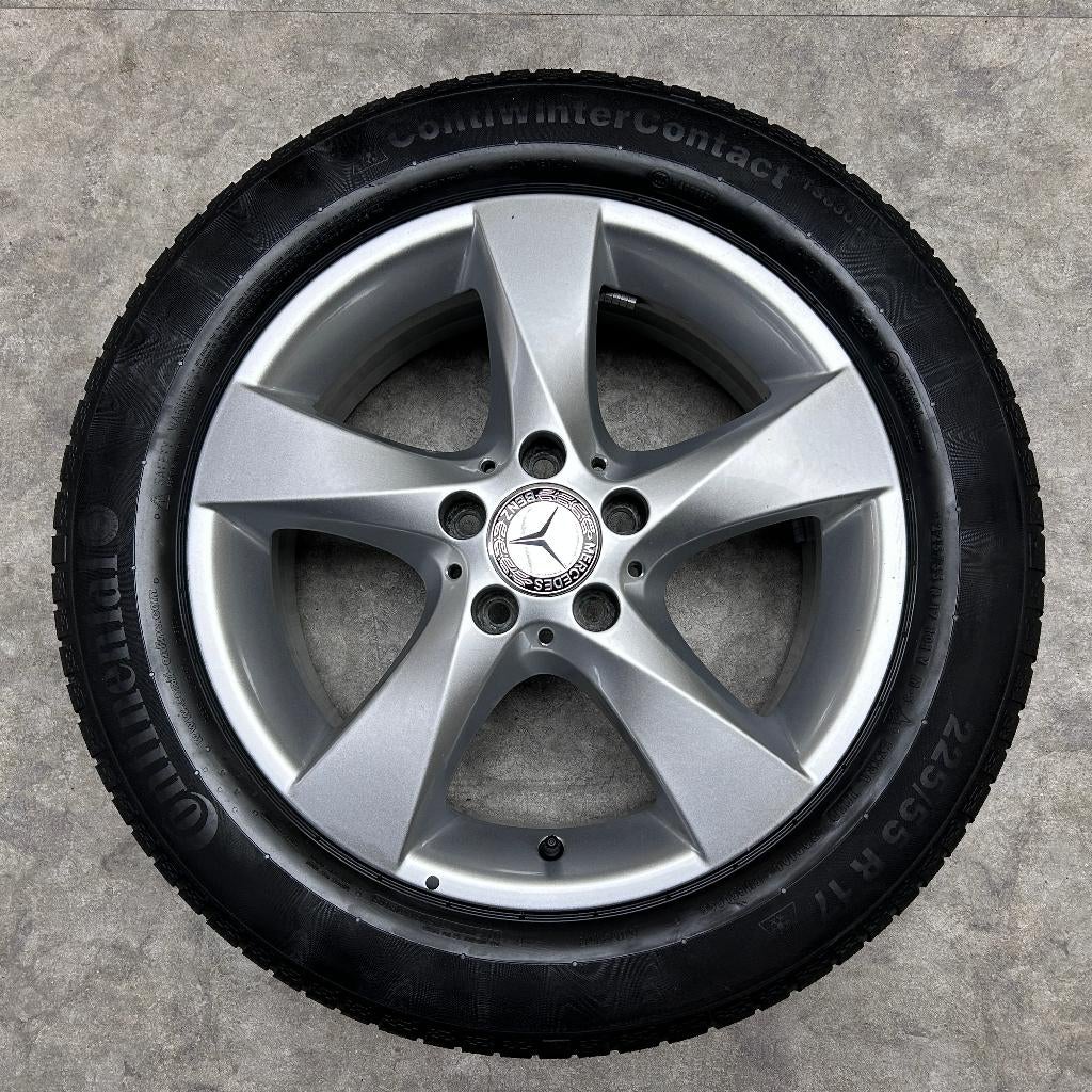 17 inch originele velgen + banden Mercedes Vito / V klasse, Banden en Velgen, 17 inch, Mercedes, 225 mm