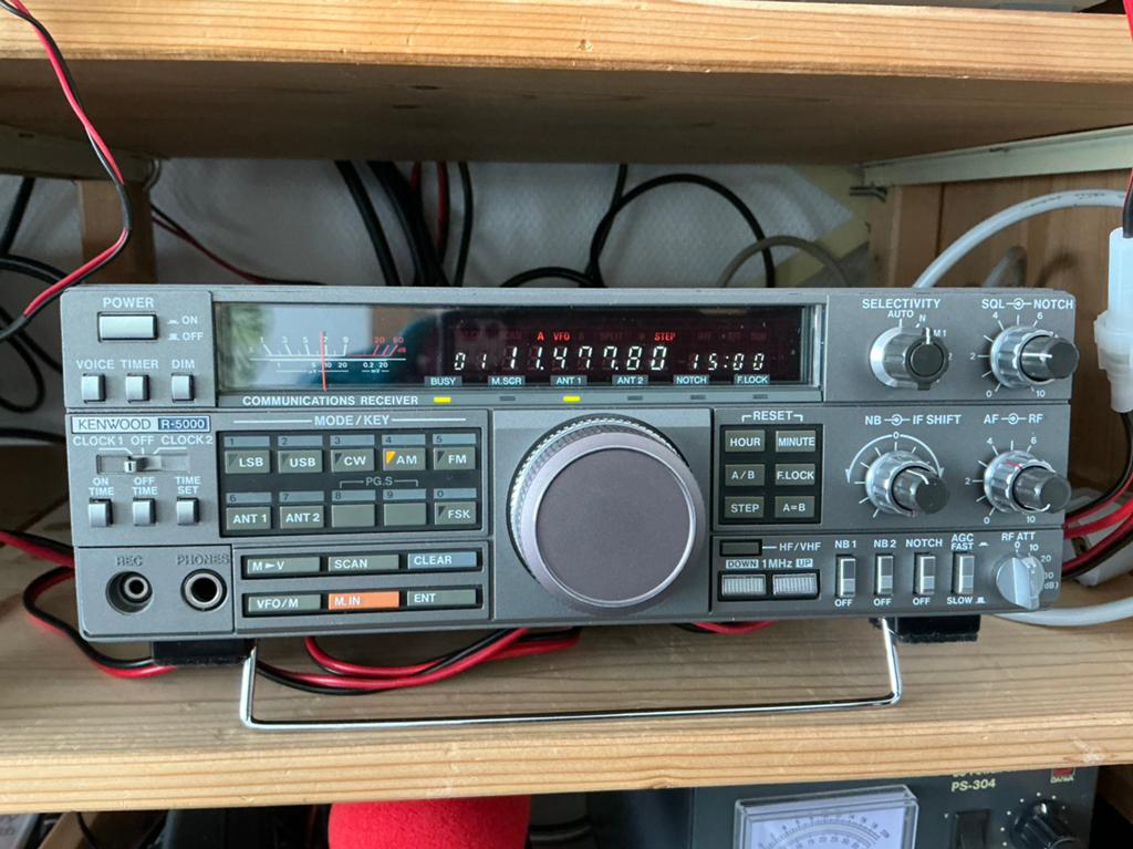 Kenwood R-5000 Communicatie Ontvanger, Telecommunicatie, Zenders en Ontvangers, Ophalen, Zo goed als nieuw, Ontvanger