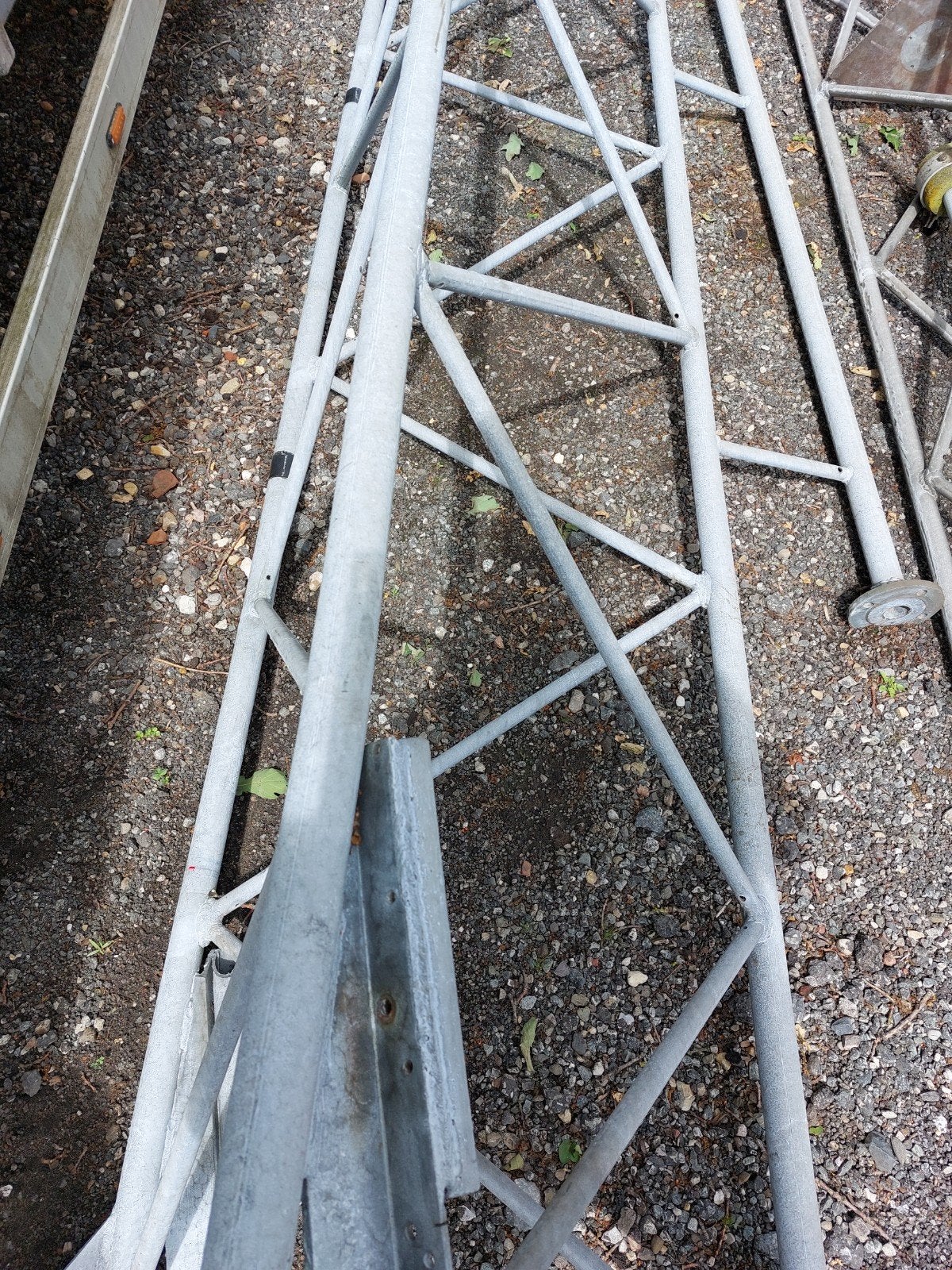 18 construktie mast +4 mtr topbuis, Ophalen, Info@arob.nl, Mast, Arob