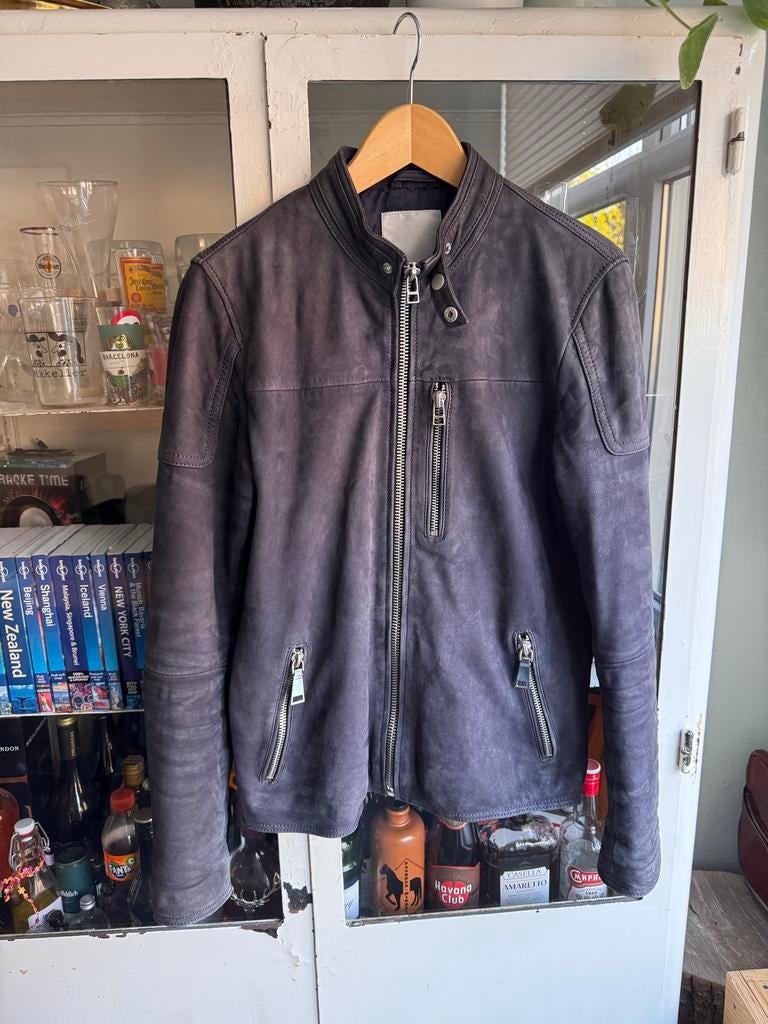 Goosecraft suède jas maat S - Uitstekende staat, Ophalen of Verzenden, Zo goed als nieuw, Maat 46 (S) of kleiner, Blauw