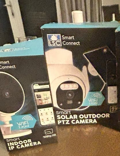 LSC Smart, Binnen- en Buitencamera Set, Huis en Inrichting, Ophalen of Verzenden, Bewegingsdetectiesensor, Nieuw, Draadloos